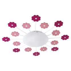 Plafonnier enfant Viki 1 rose E27 60 W EGLO