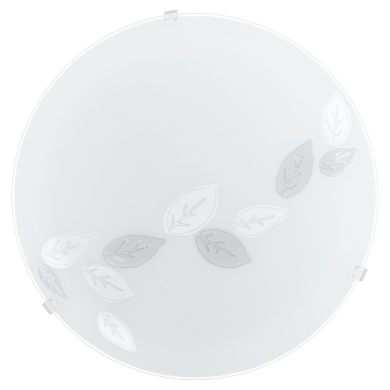 Plafonnier Mars motif feuilles E27 60 W EGLO