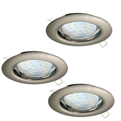 Spot encastrable Peneto nickel GU10 – Éclairage LED | EGLO