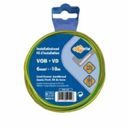 Câble VOB 6mm² Jaune/Vert 10m – Installation Fiable | PROFILE