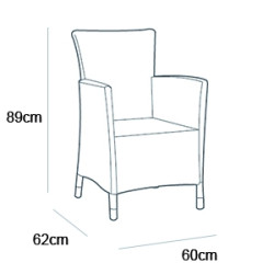Fauteuil Miami ALLIBERT Fauteuil Miami ALLIBERT