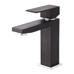 Mitigeur lavabo bas noir – Design & Pratique | MR.BRICOLAGE