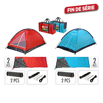 Set camping : 2 sac de couchage et 2 tapis et 2 tentes
