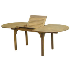 Table de jardin Junon 160 - 220 x 100 x 75 cm