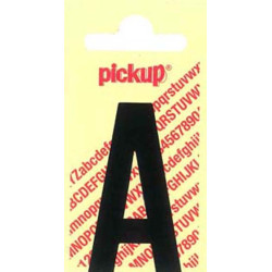 Lettre A adhésive noire 9x7cm – Signalisation facile | PICKUP