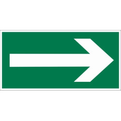 Plaque Flèche 30x15cm – Signalisation Claire | PICKUP