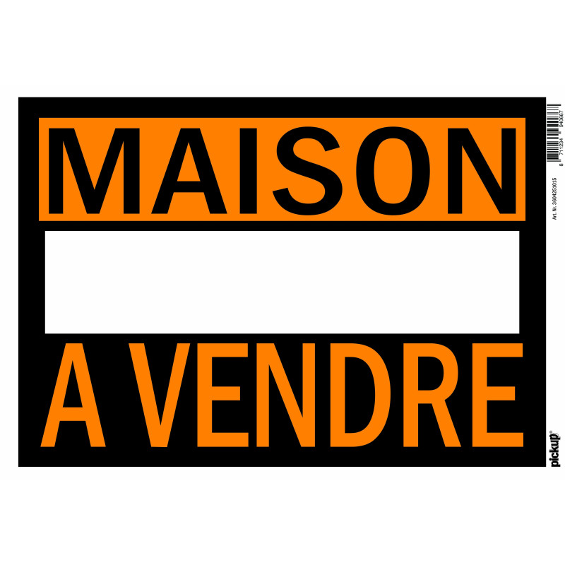 Affiche maison à vendre 33 x 23 cm