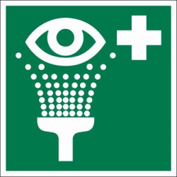 Pictogramme Rinçage Yeux 15x15cm – Sécurité Visible | PICKUP