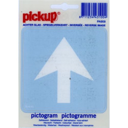 Pictogramme inversé sens obligatoire 10 x 10 cm