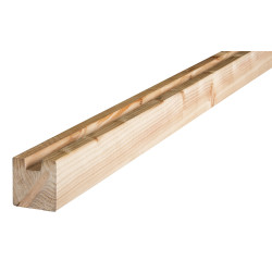 Poteau U Douglas 8,8x8,8x200cm – Écran Jardin | SOLID