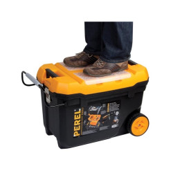 Coffre à outils sur roulettes PEREL – Rangement pratique | PEREL