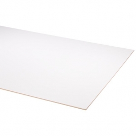 Barre de dressing ovale blanche 3 x 1,5 x 100 cm MOBOIS
