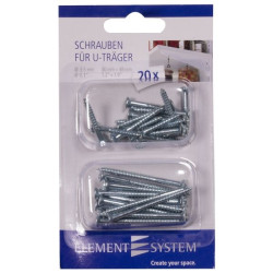 Vis pour support 2x20 ELEMENT SYSTEM – Fixation solide | ELEMENT SYSTEM