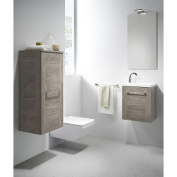 Meuble lave-mains Asteria taupe structuré 40 cm ALLIBERT