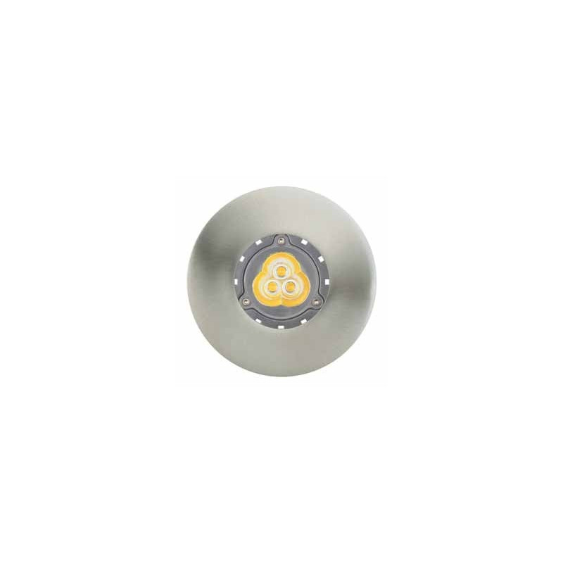 Spot à encastrer LED fixe rond acier IP65 GU10 5W LIGHT TOPPS