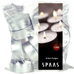 Bougies chauffe-plats XL 10 pièces – Chaleur longue durée | SPAAS