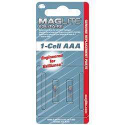 Ampoule 1 Cell AAA pour torche Solitaire 2 pièces MAGLITE