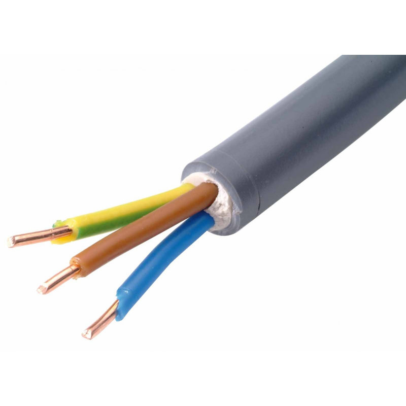 Câble électrique ignifuge XVB-F2 3G 1.5 mm² PROFILE