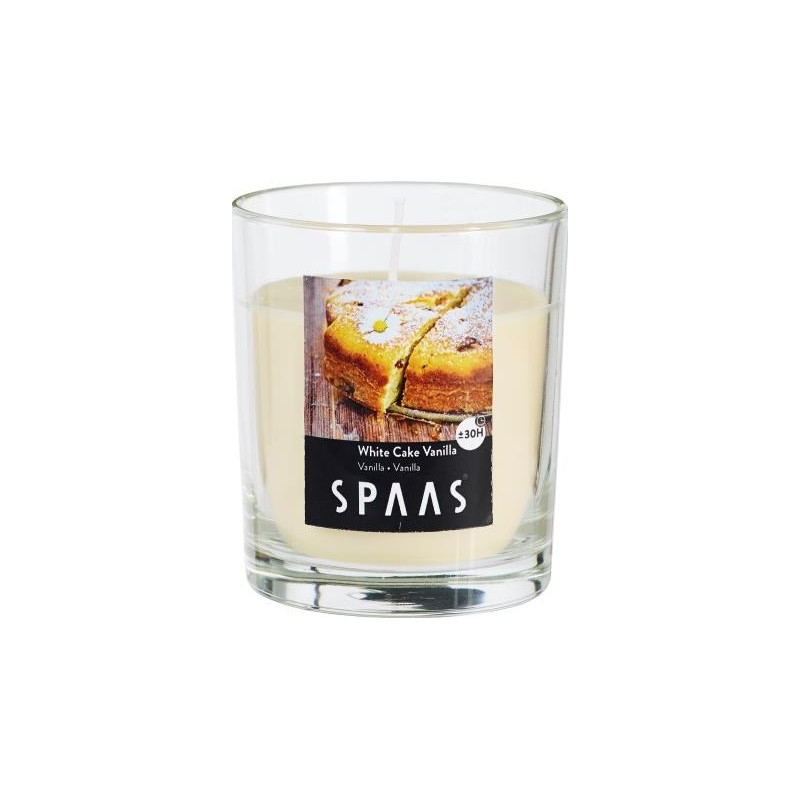 Bougie Verre transparent parfumée vanille