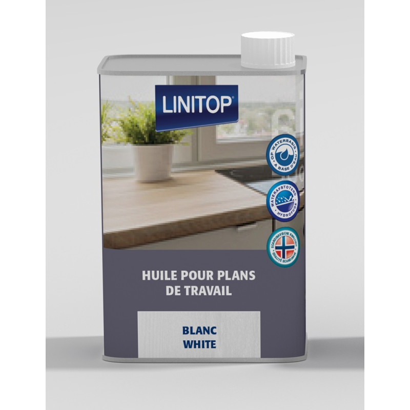 Huile mobilier & plan de travail 0,5 L LINITOP