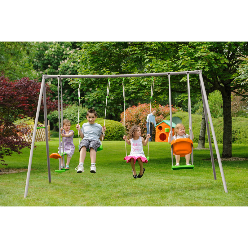 Portique en métal Jade : Tour de jeux pour enfants | TRIGANO