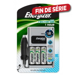 Chargeur 1 heure 4 piles AA ENERGIZER