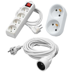 Multiprise 4 prises avec interrupteur 5m – Pratique et sécurisée | PROFILE