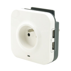 Fiche LEGRAND 2 prises USB & Parafoudre – Rechargez Facilement | LEGRAND