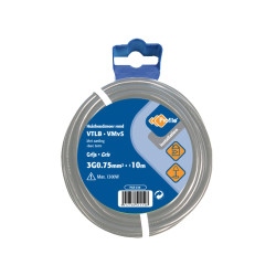 Câble VTLB 3G0,75 mm² gris 10m – Usage Flexible | PROFILE