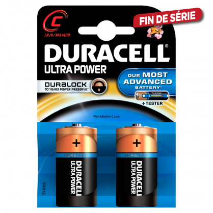 Pile 6LR61 Ultra Power Duracell, pile alcaline 1,5 volts