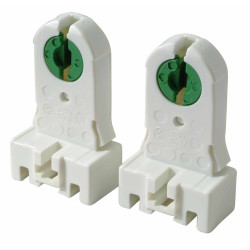 Soquet TL simple blanc 2 pièces PROFILE – Éclairage Fiable | PROFILE