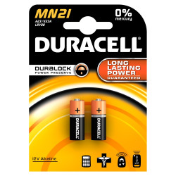 Pile Alcaline MN21 2 pièces DURACELL – Puissance Fiable | DURACELL