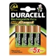 Pile rechargeable Ultra AA 4 pièces DURACELL