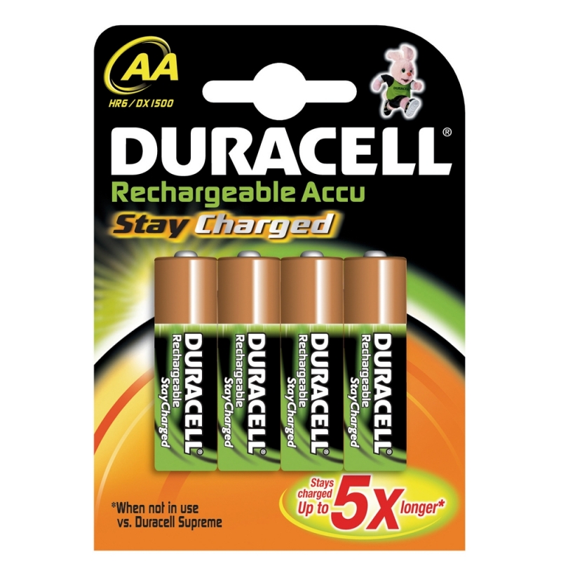 Piles AA DURACELL rechargeables Ultra 4 pcs