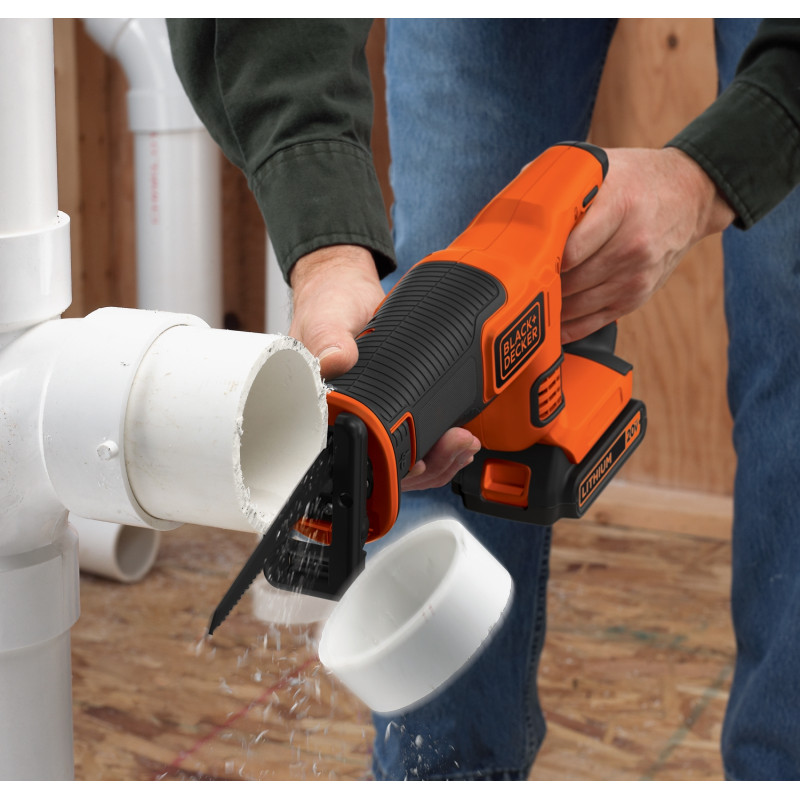 Scie sabre BDCR18N-XJ 18 V BLACK+DECKER Scie sabre BDCR18N-XJ 18 V BLACK+DECKER
