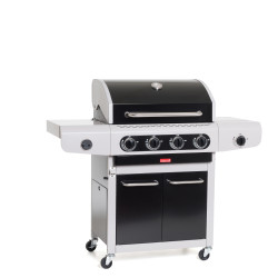 Barbecue au gaz Siesta 412 Black Edition BARBECOOK