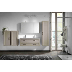 Colonne Salle de Bain Alto Taupe Mat 40cm ALLIBERT