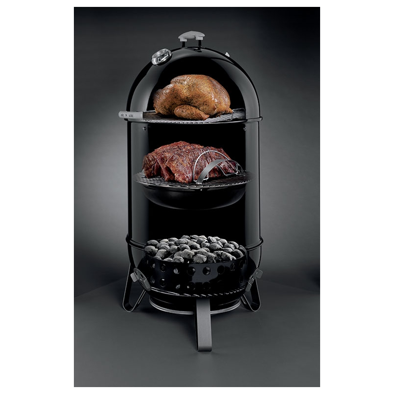 Fumoir universel Weber Gris - Accessoires pour barbecue et fumoir