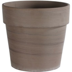 Pot Calima Basalte Ø 21x20 cm – Terre cuite
