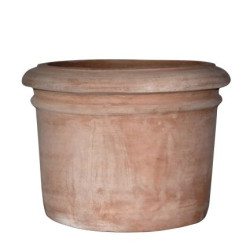 Pot rond Antique Ø 25x20 cm – Élégance jardin | POTTERIE