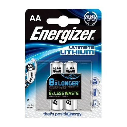 Pile lithium AA Ultimate 2 pièces ENERGIZER