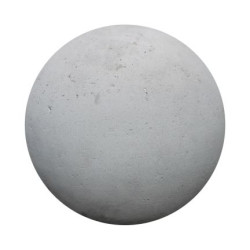 Boule ciment gris Ø 37 cm – Déco jardin élégante | POTTERIE