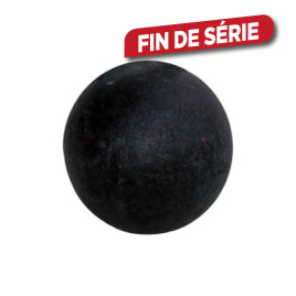 Boule noire en Terrazzo Ø 12 cm