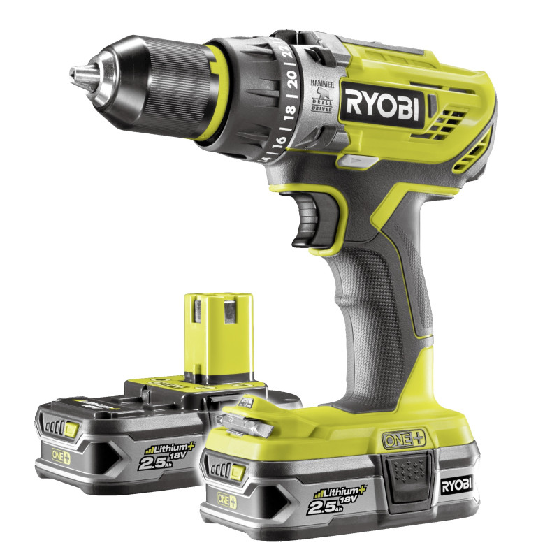 Perceuse visseuse à percussion sur batterie One+ R18PD31-225S 18 V RYOBI