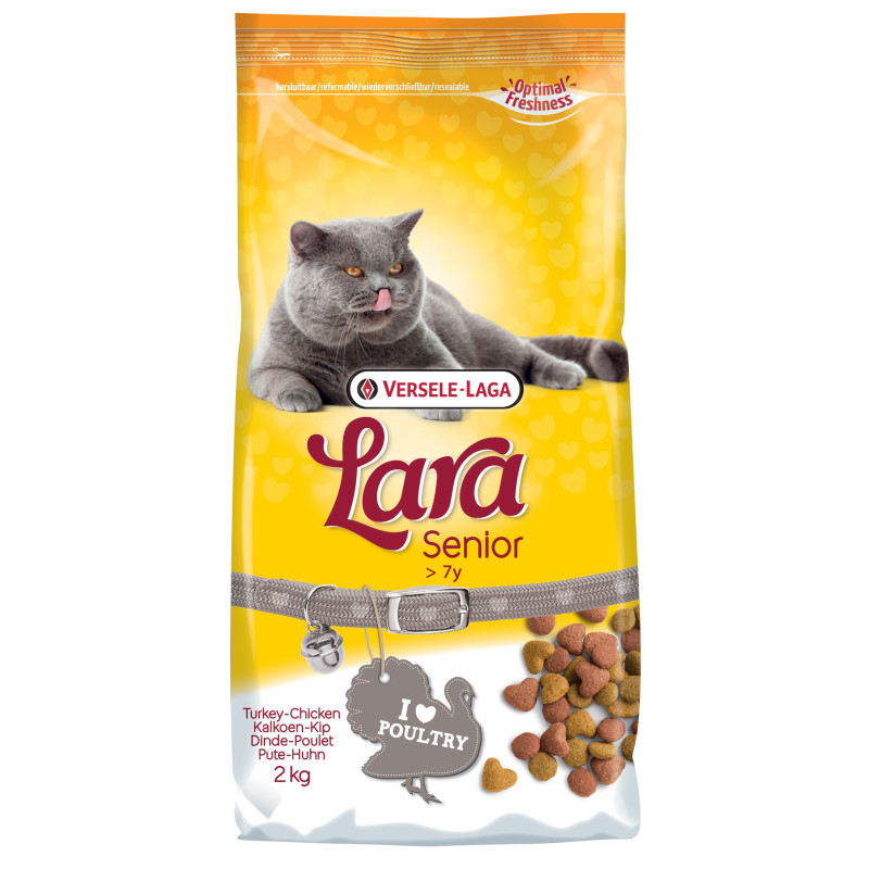 Sac de croquettes pour chat senior 2 kg