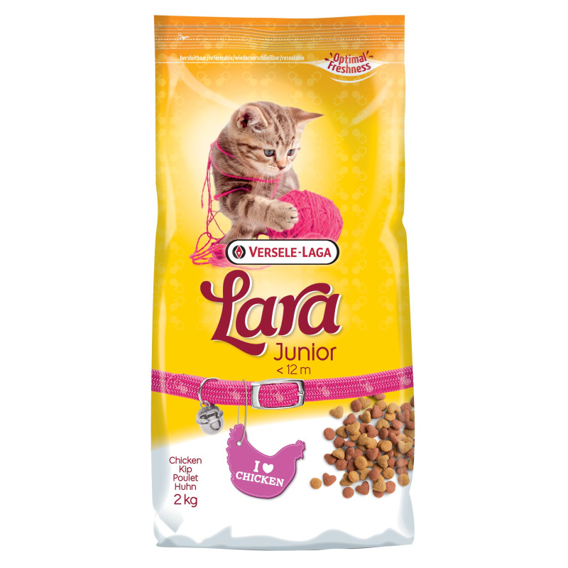 Sac de croquettes pour chat junior 2 kg