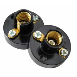 Soquet E10 noir 2 pièces PROFILE – Éclairage Fiable | PROFILE