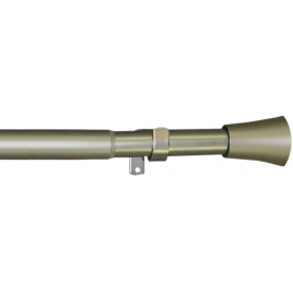 Kit tringlerie en métal Ø 28 - 25 mm extensible avec embout Pommeau 2 m à 3,6 m