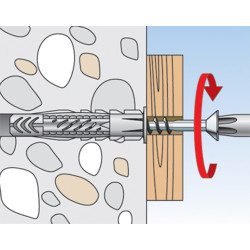 Cheville multi-matériaux UX Ø 10mm – Fixation Robuste | FISCHER