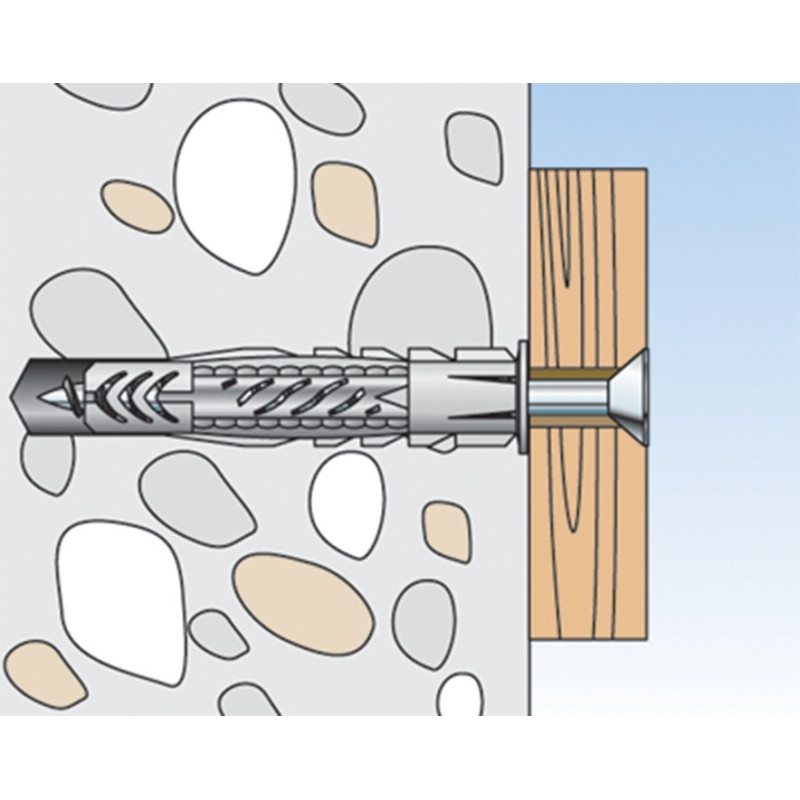 Cheville multi-matériaux UX Ø 10mm – Fixation Robuste | FISCHER